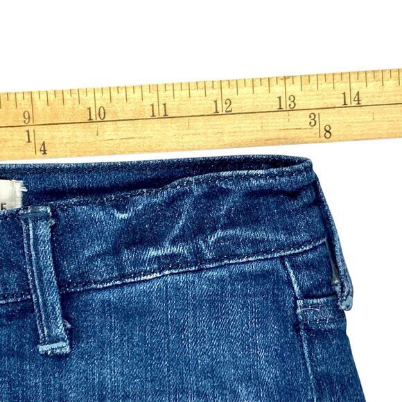 Hollister Vintage Denim Mini Skirt Women 25 Blue Medium Wash Pockets Modest Chic - Picture 7 of 11